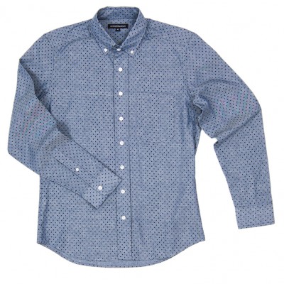 Knox Blue Dotted Chambray